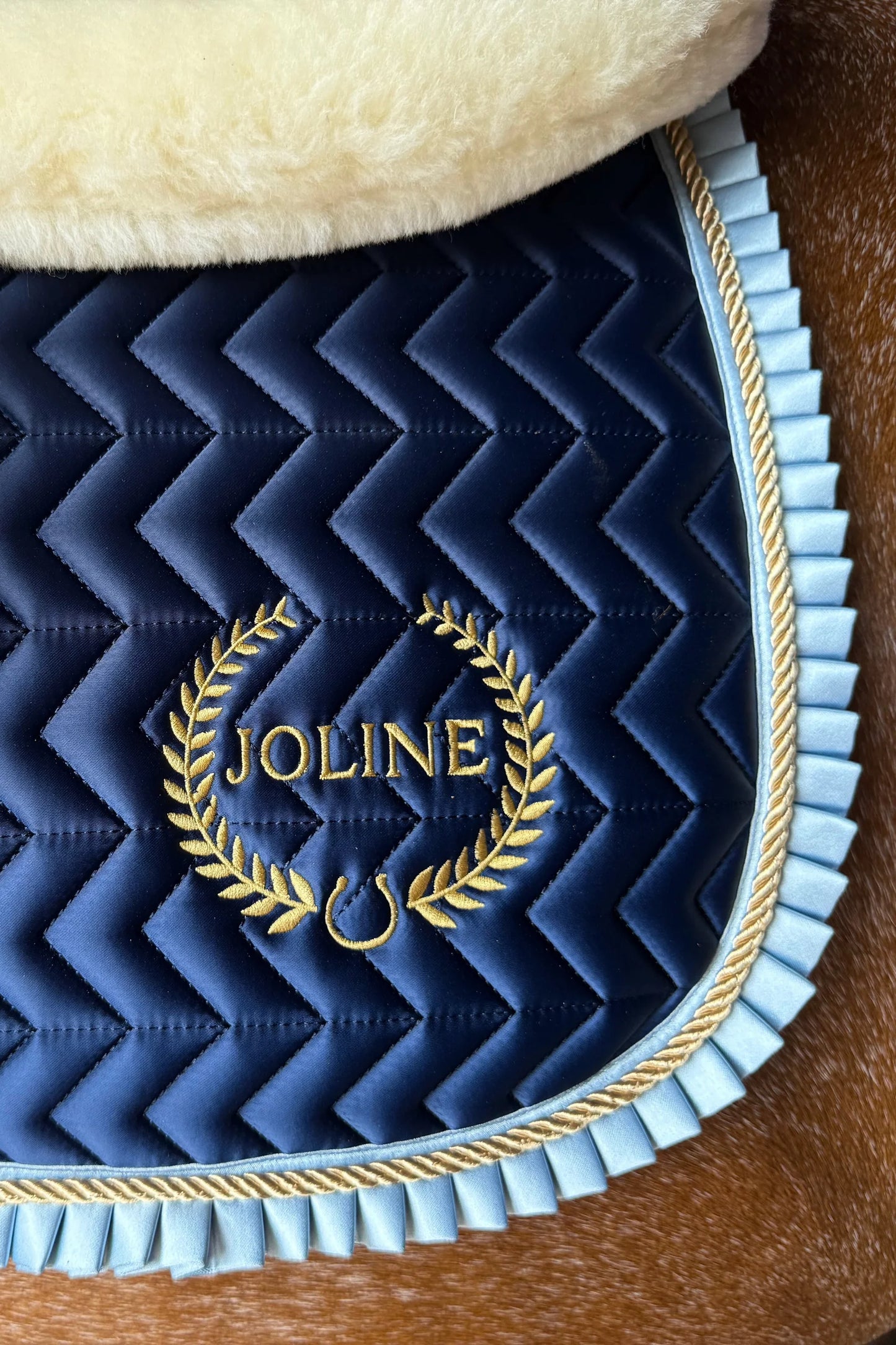 Joline Saddle Pad - Navy - PRE-ORDER