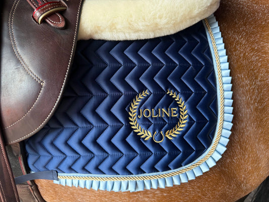 Joline Saddle Pad - Navy