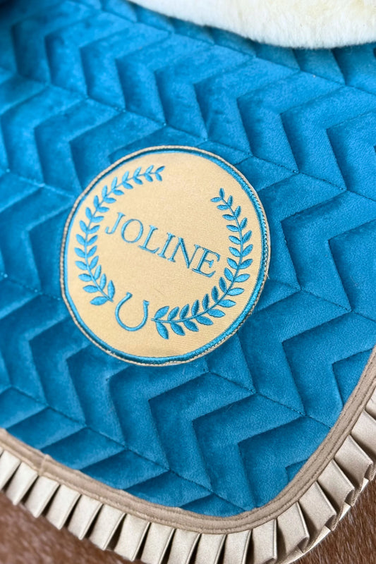 Joline Saddle Pad - Petrol Blue
