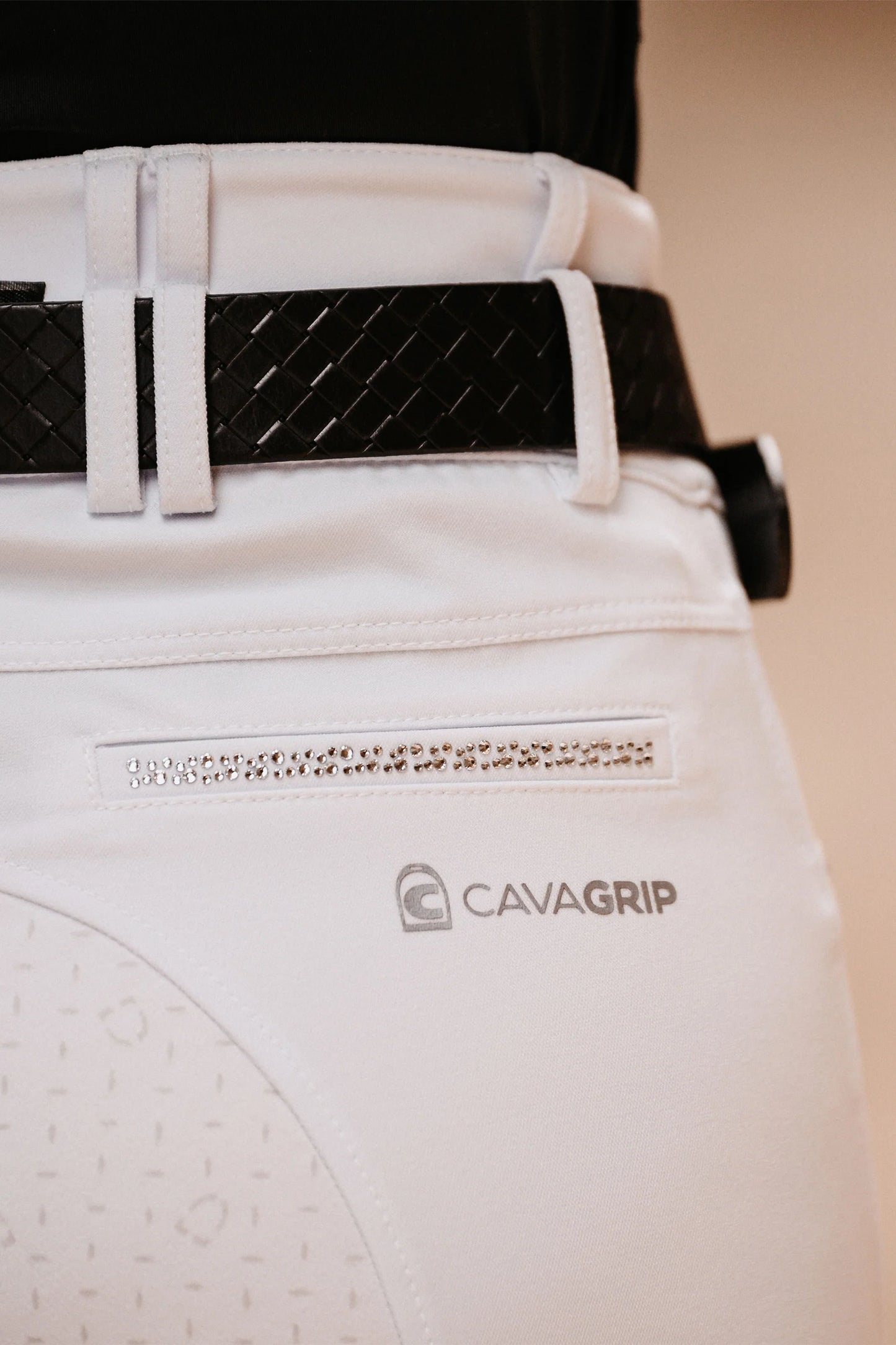 Cavallo CavalCeline X Grip Full Seat Breech - White