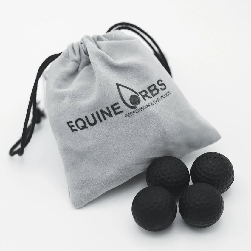 Equine Orbs Performance Ear Plugs - Black