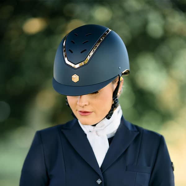 Charles Owen Kylo MIPS - Navy Matte/Rose Gold