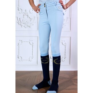 Joline Riding Pants - Aqua Blue