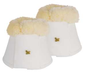 Aubenhausen Fleece Bell Boots - Size M White Only