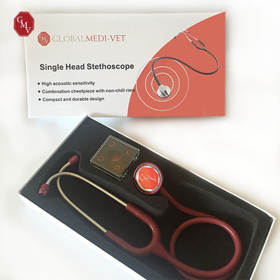 Global Medi-Vet Deluxe Stainless Steel Stethoscope
