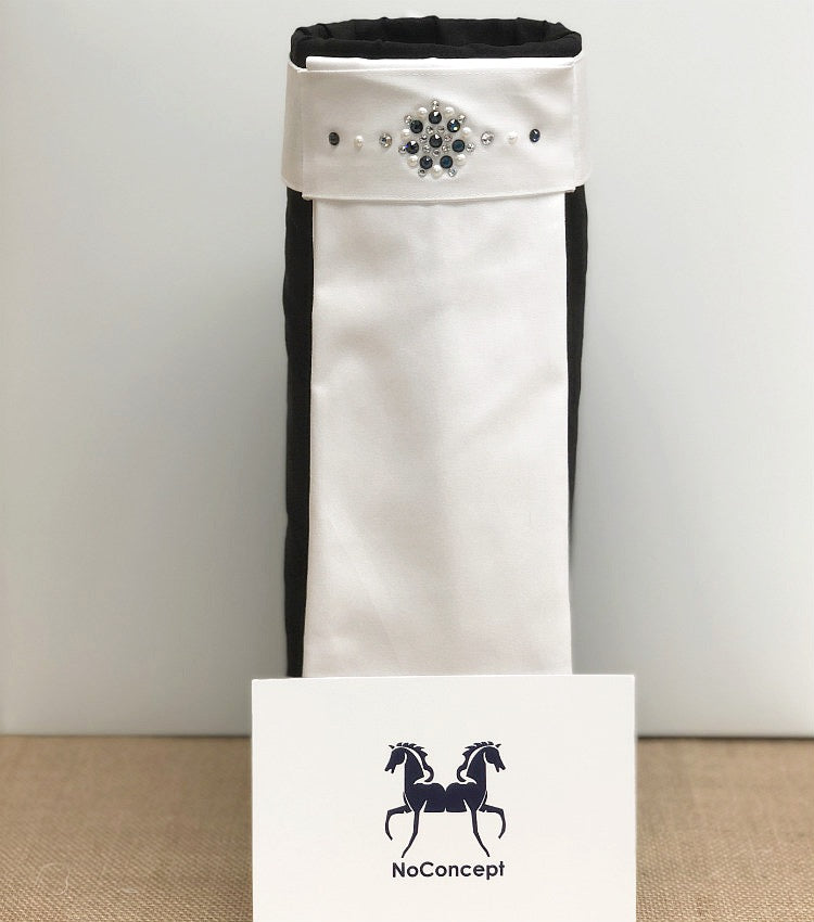 No Concept Stock Tie Flake with Swarovski Crystals