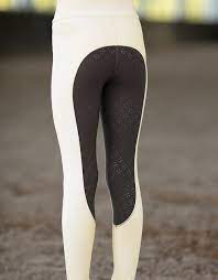 GiddyUp Youth 2 Tone Cream & Brown Garland Show Jodhpurs