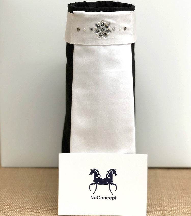 No Concept Stock Tie Flake with Swarovski Crystals