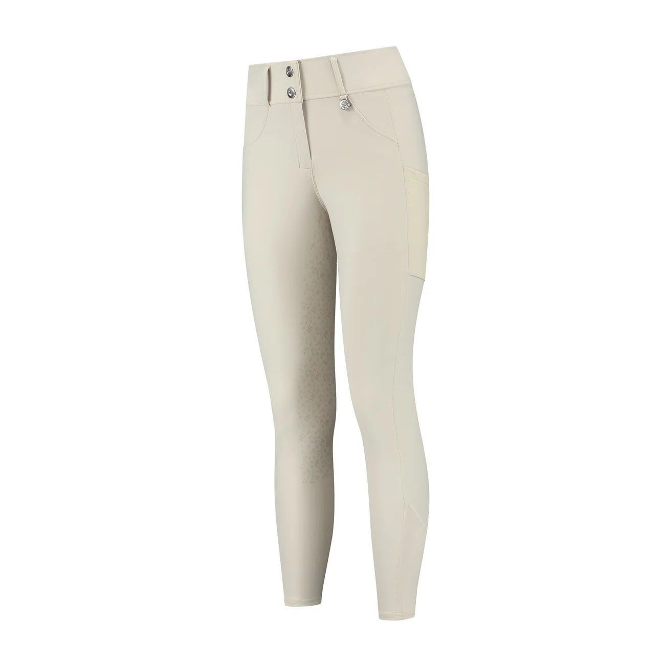 Mrs Ros Amsterdam Riding Breeches - Performance White & Beige