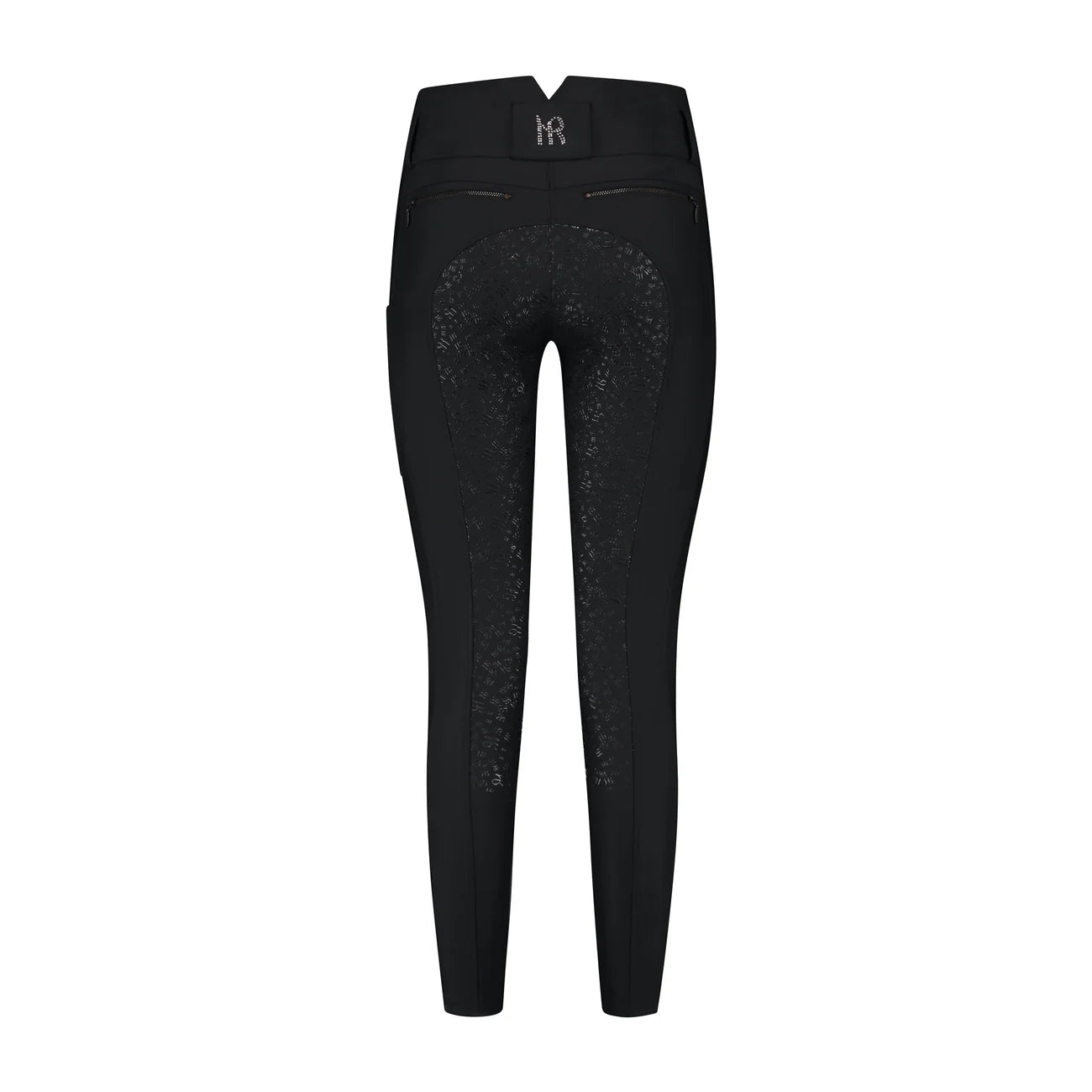 Mrs Ros Amsterdam Riding Breeches - Black & Navy