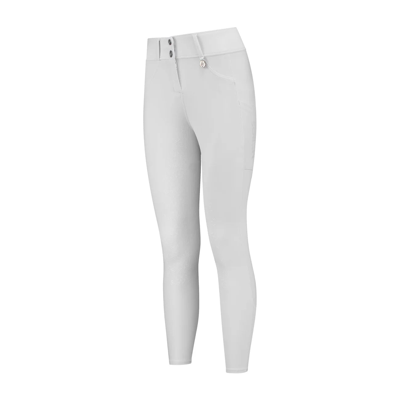 Mrs Ros Amsterdam Riding Breeches - Performance White & Beige