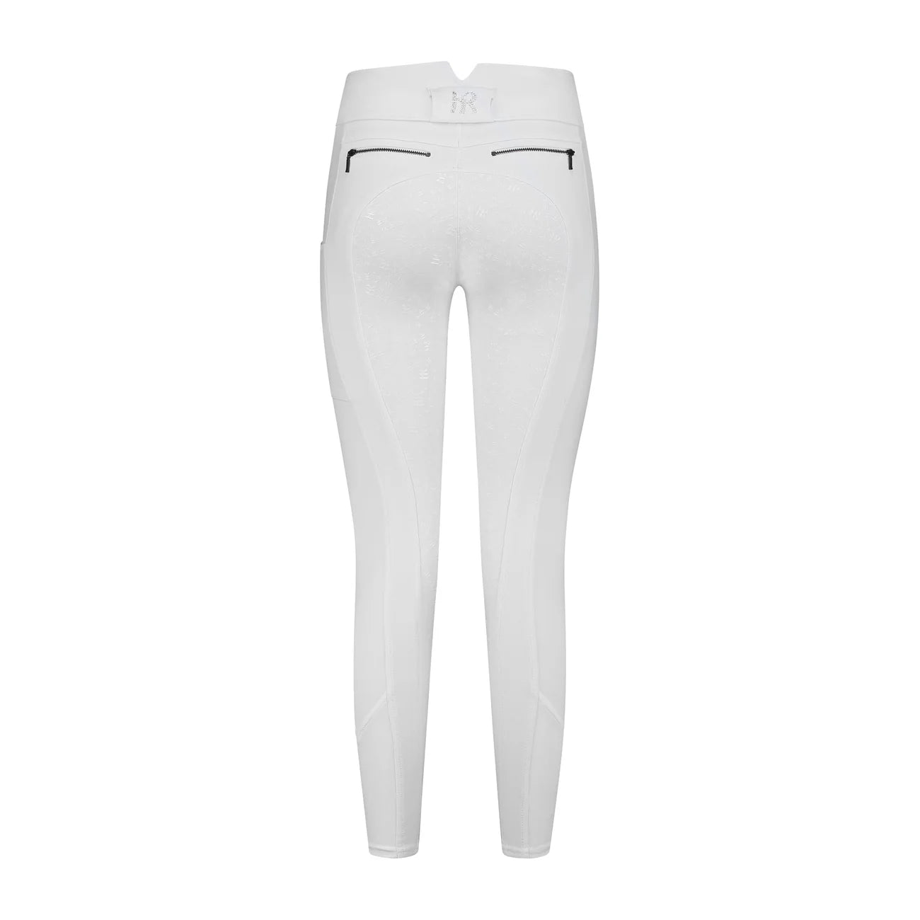 Mrs Ros Amsterdam Riding Breeches - Performance White & Beige