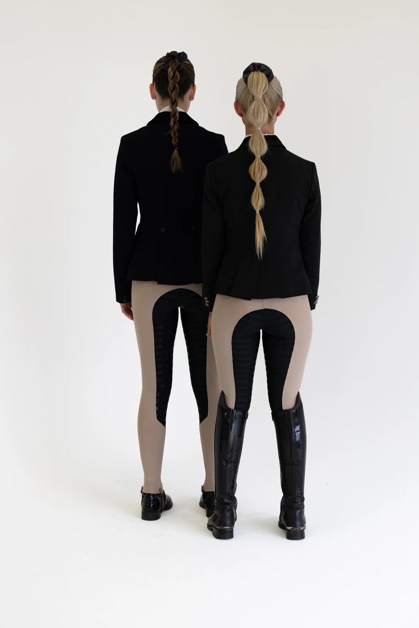 JnK Competition Tights - Stone with Black Seat