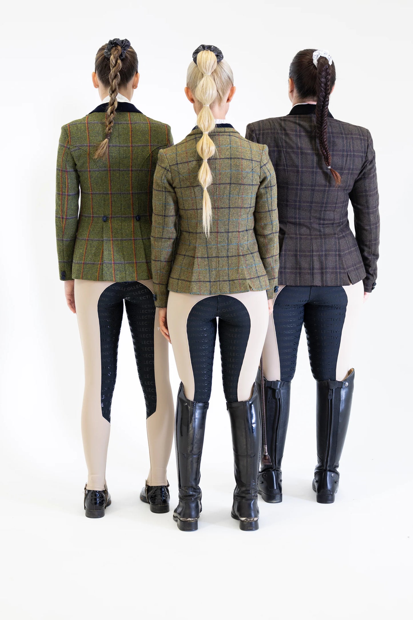 JnK Competition Tights - Stone with Black Seat