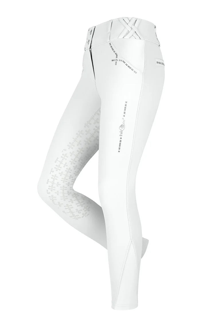 FairPlay Luisa Full Seat Silicone Breeches - White