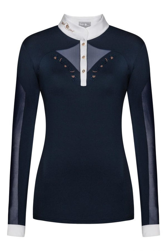 FairPlay Cathrine Rose Gold Long Sleeve Competition Shirt