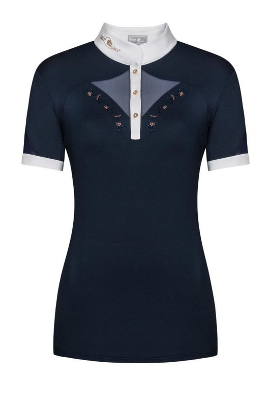 FairPlay Cathrine Rose Gold Short Sleeve Competition Shirt