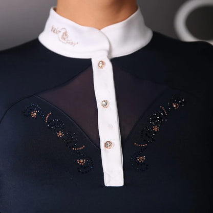 FairPlay Cathrine Rose Gold Short Sleeve Competition Shirt