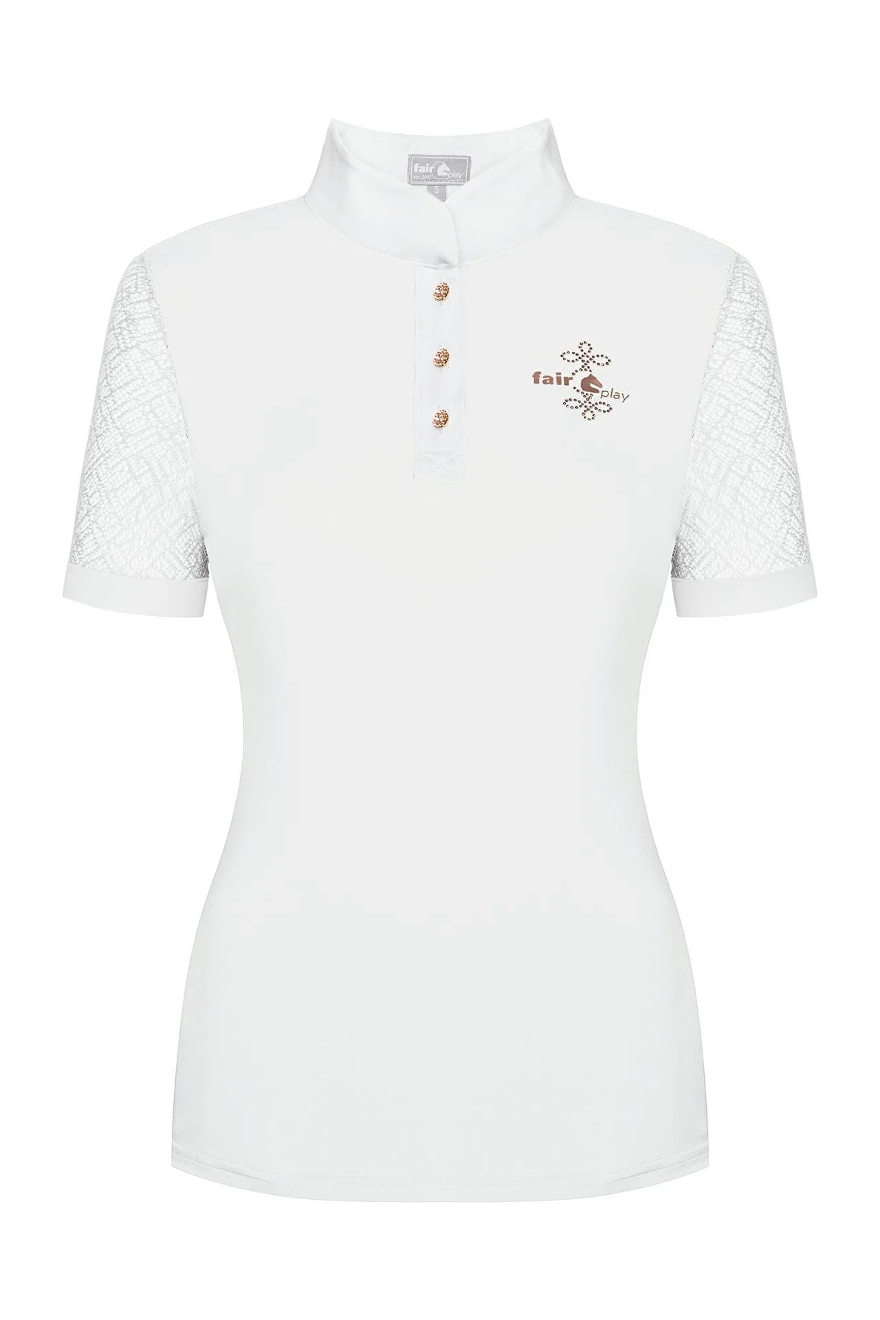 FairPlay Cecile Rose Gold Short Sleeve Shirt