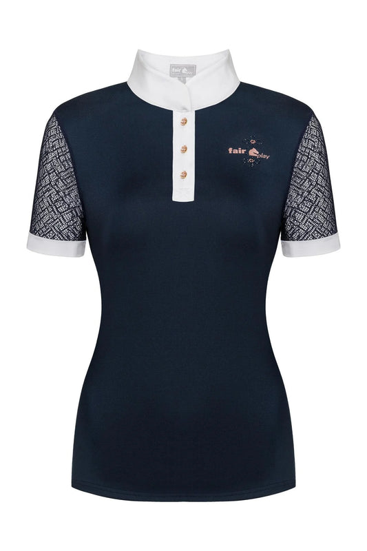 FairPlay Cecile Rose Gold Short Sleeve Shirt