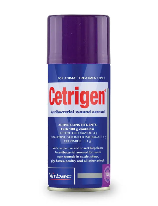 Virbac Cetrigen - Antibacterial Wound Spray for Animals