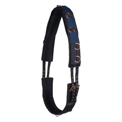 HKM Lunge Roller Rosegold Glamour Style - Deep Blue