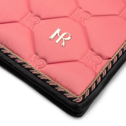 Mrs Ros Charmer Dressage Saddle Pad - Coral