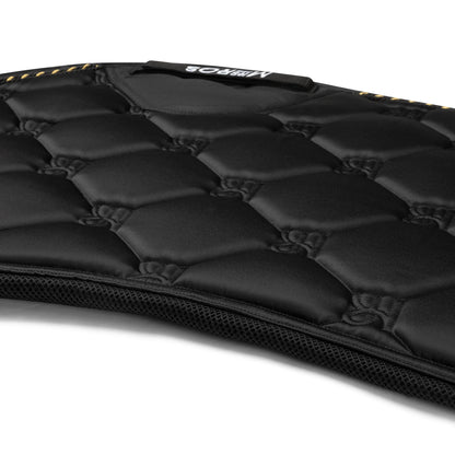 Mrs Ros Charmer Close Contact Jump Saddle Pad - Black