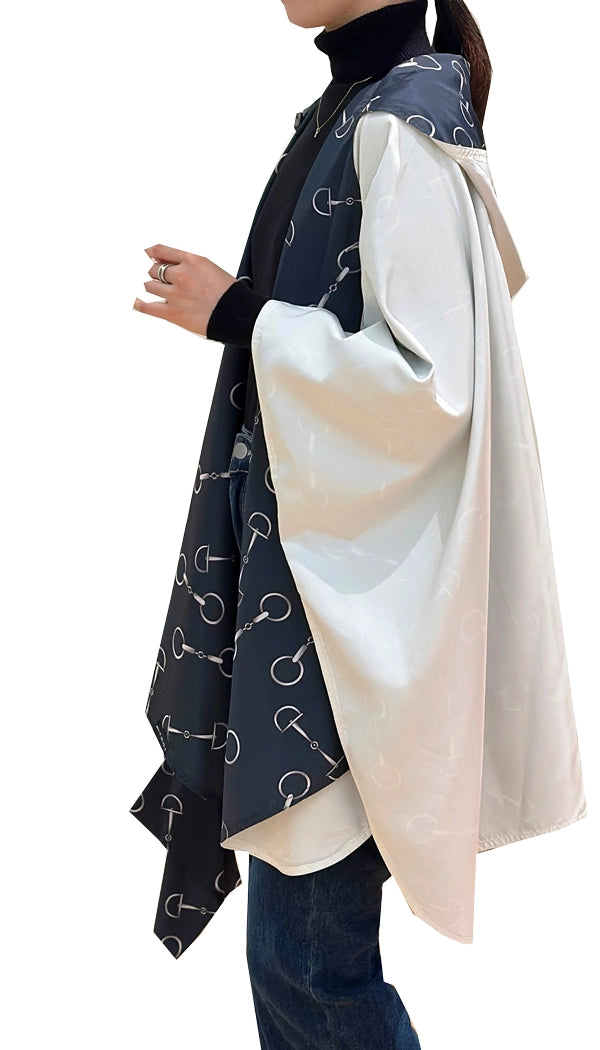 Winding River Horse Bit Reversible Rain Cape