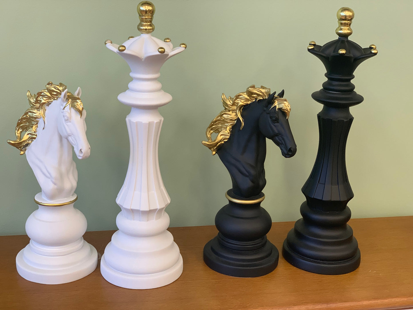 Equestrian Chess Pieces - Pair