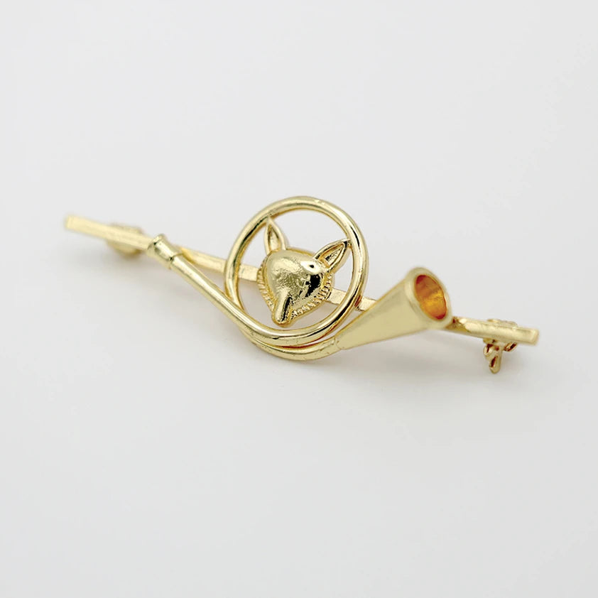Equetech French Horn Fox Stock Pin