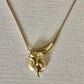 Carol Young Silver English Saddle Necklace