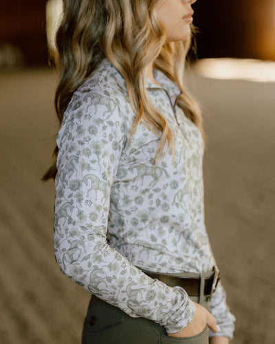 Deinhardt Designs EVERGREEN Long Sleeved Training Shirt - PRE-ORDER