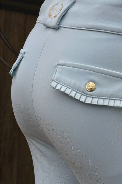 Joline Riding Pants - Aqua Blue