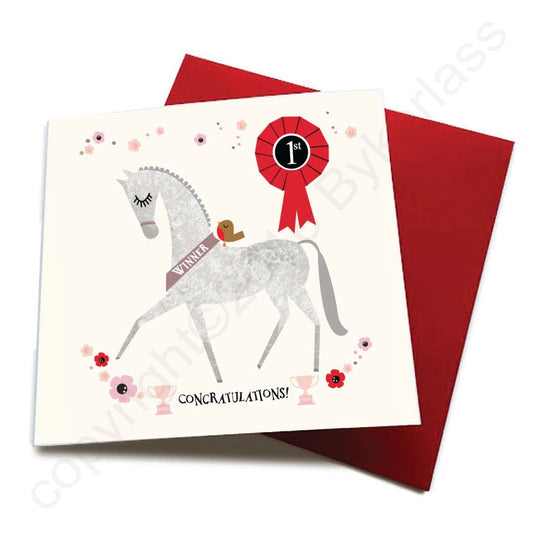 Wotmalike Congratulations - Horse Greeting Card
