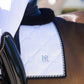 Mrs Ros Charmer Dressage Saddle Pad - White Velvet