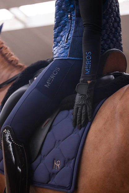 Mrs Ros Amsterdam Riding Breeches - Black & Navy