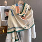 POPPY Horse Design Cashmere Blend Pashmina/Shawl