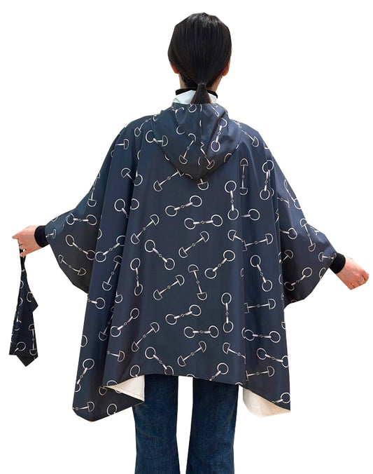 Winding River Horse Bit Reversible Rain Cape