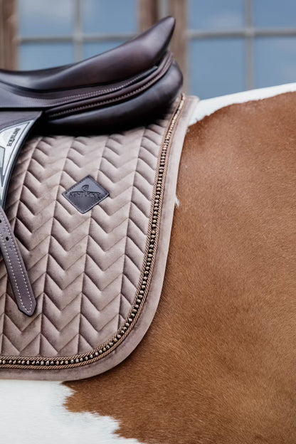 Kentucky Saddle Pad Velvet Pearls - Jumping