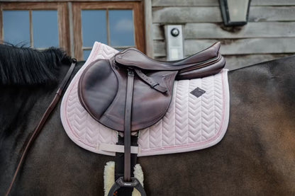 Kentucky Saddle Pad Velvet Pearls - Jumping
