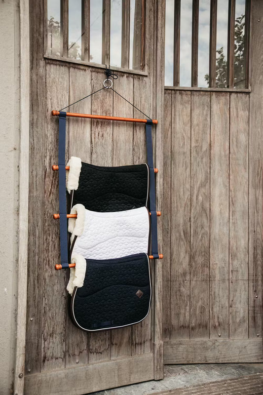 Kentucky Luxe Saddle Pad Holder - Navy
