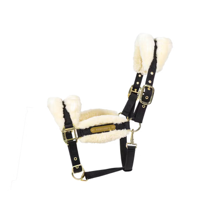Kentucky Nylon Sheepskin Halter - Soft