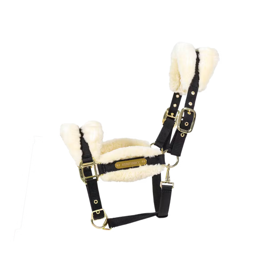 Kentucky Nylon Sheepskin Halter - Soft