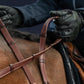 Dy'On 5/8" Hunter Reins with 7 Leather Loops - New English Collection