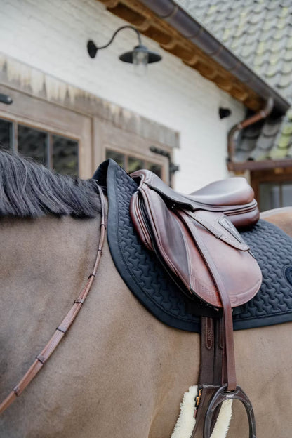 Kentucky Saddle Pad Plaited 3D Logo - Jumping