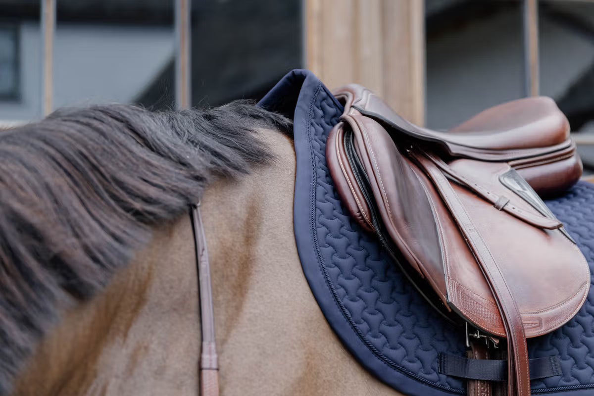 Kentucky Saddle Pad Plaited 3D Logo - Jumping