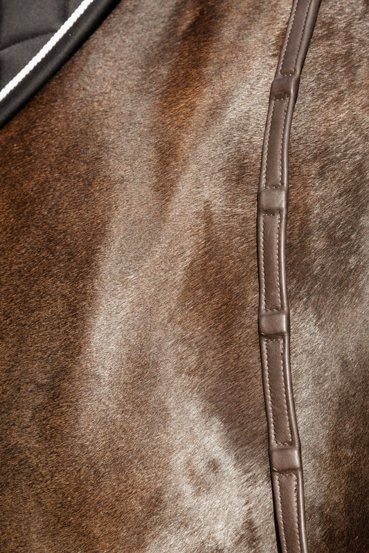 Dy'On 1/2 Soft Leather Reins with 8 Integrated Stops - Working Collection