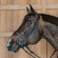 Dy'On Plaited Flash Noseband Bridle with Pull Back - New English Collection