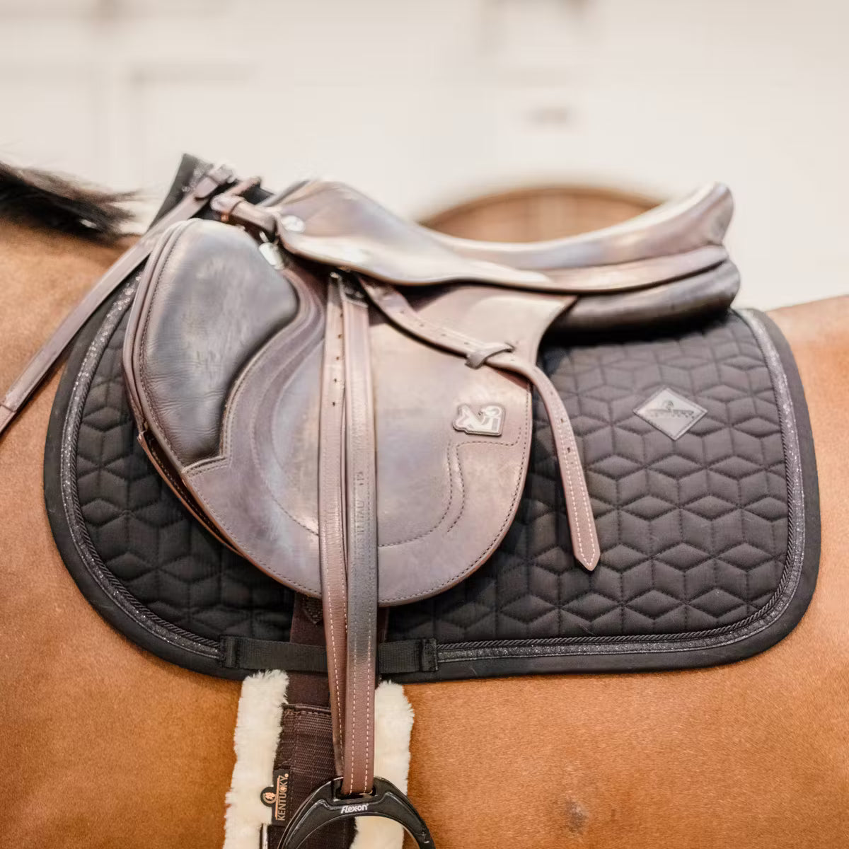 Kentucky Saddle Pad Glitter Rope - Jumping